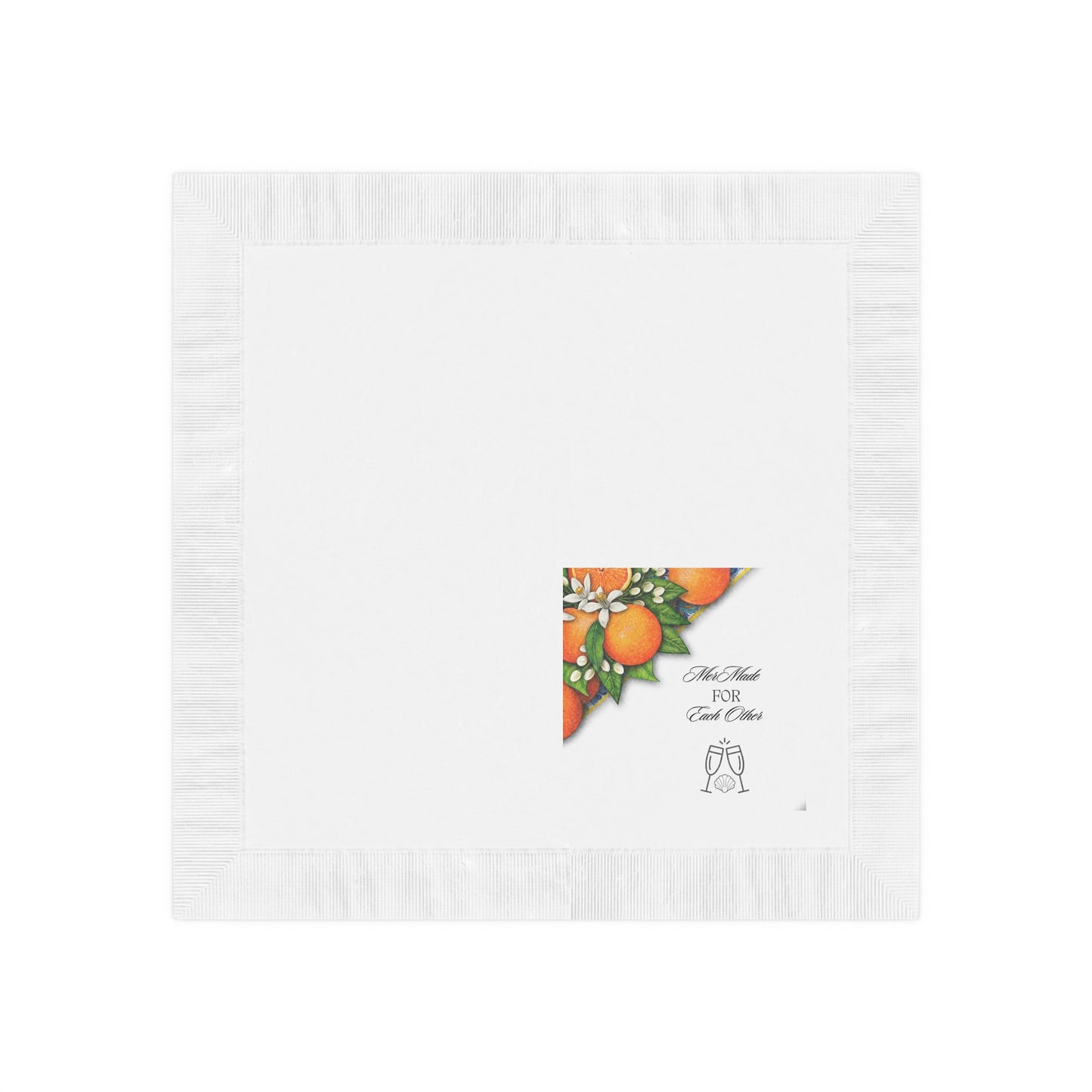 Bridal Napkins -Sicilian Orange