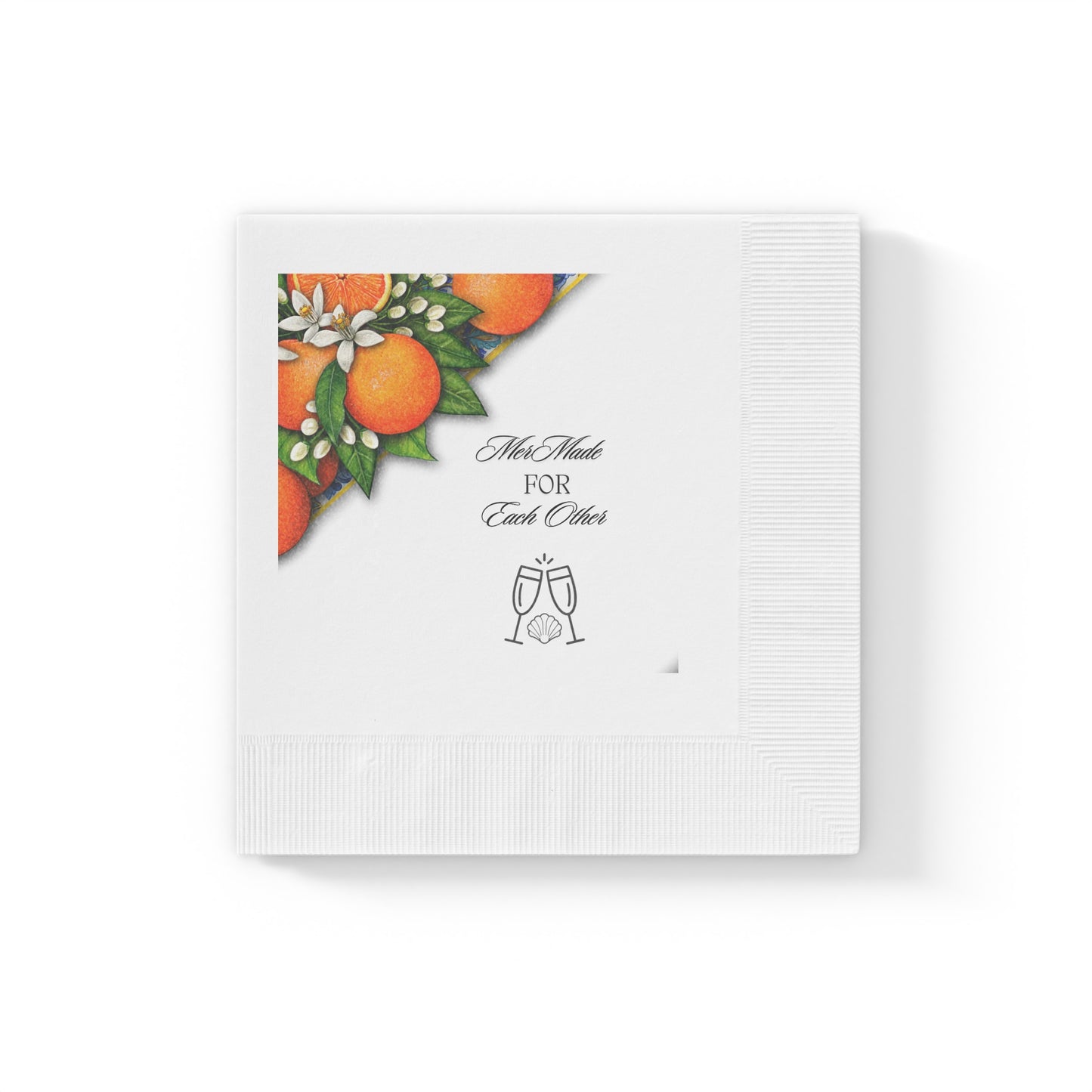 Bridal Napkins -Sicilian Orange