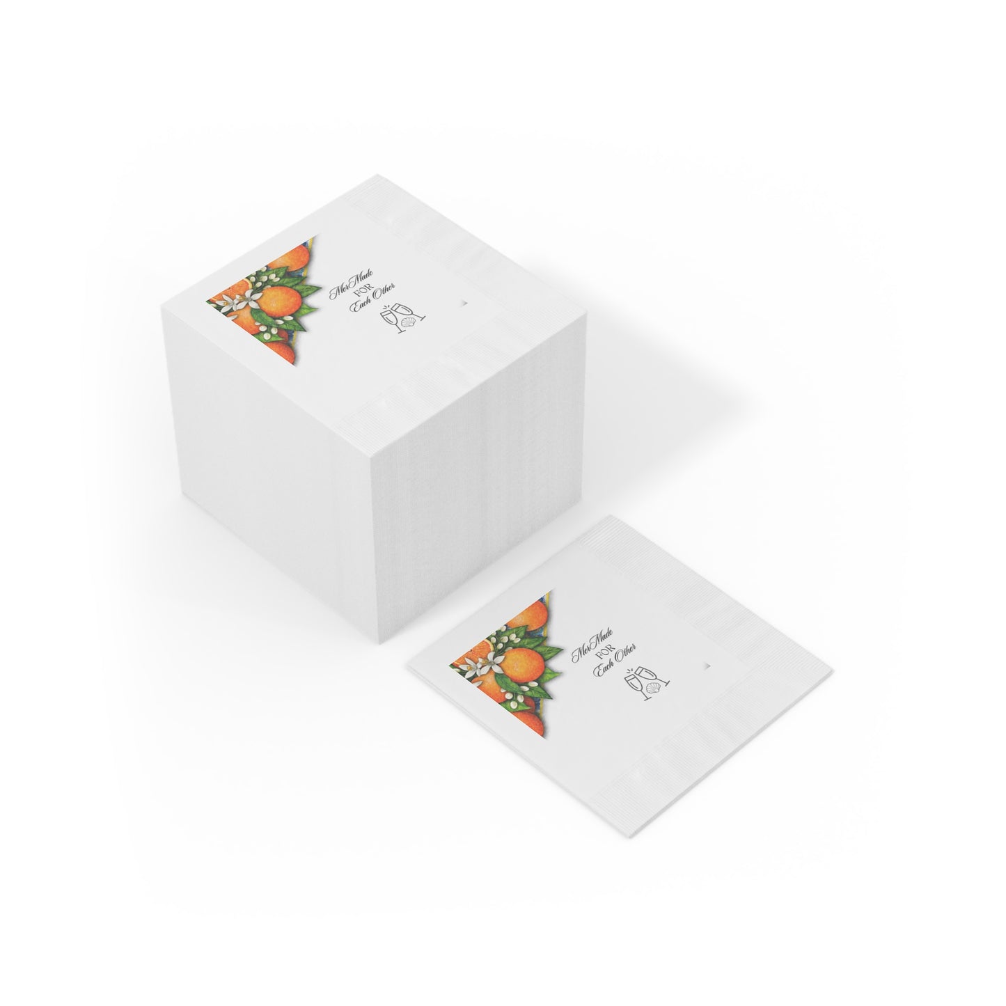 Bridal Napkins -Sicilian Orange