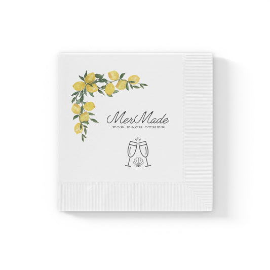 Bridal Napkins - Limoncello