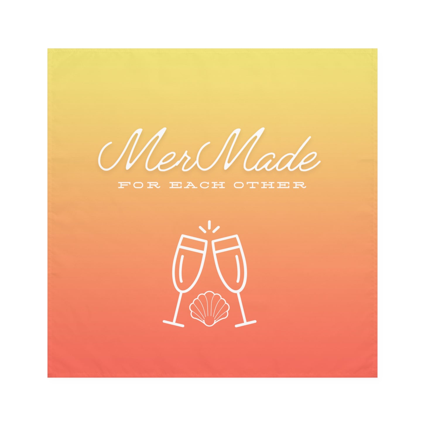 "MerMade for Each Other" Napkins (Sicilian Sunset)