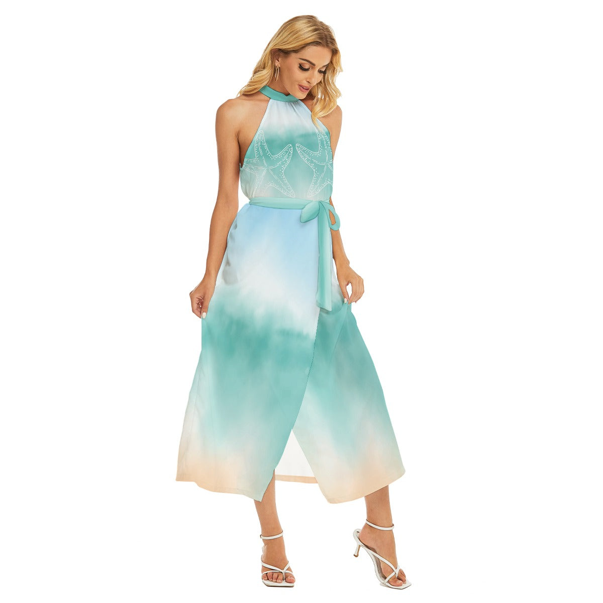 BridesMermaid Ombre Beach Dress - Stars and Sands