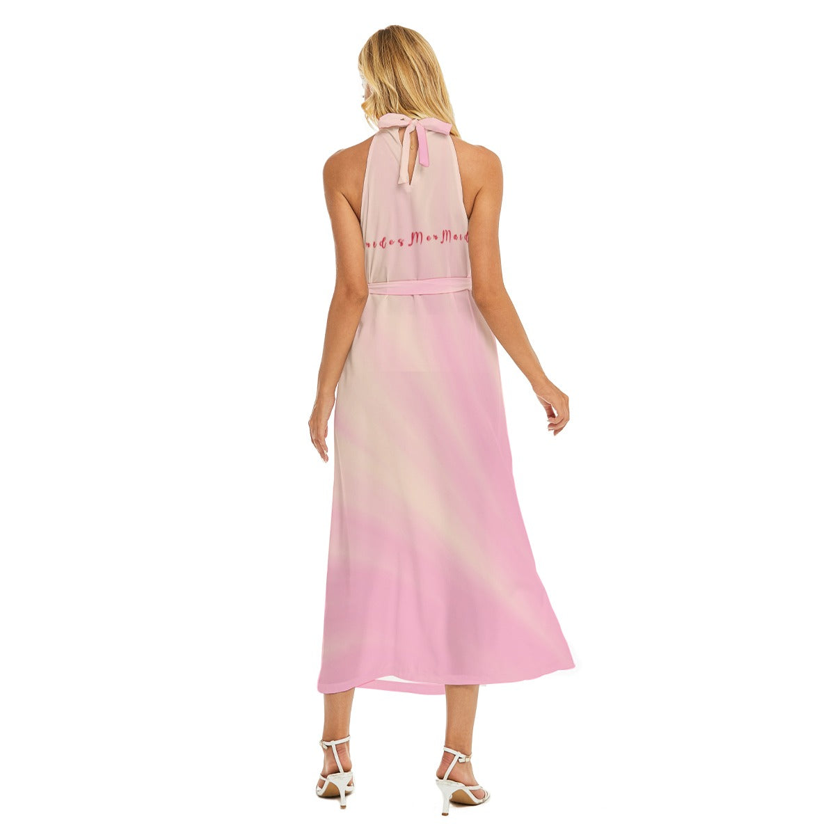 BridesMermaid Ombre Beach Dress - Pink Sands