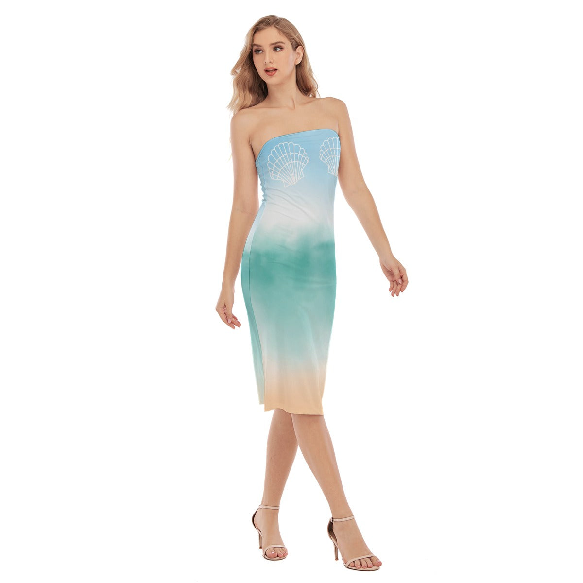 BridesMermaid Ombre Beach Dress - Beachy Ombre