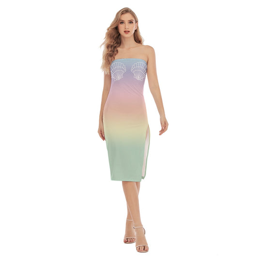 BridesMermaid Ombre Beach Dress - Pastel Ombre