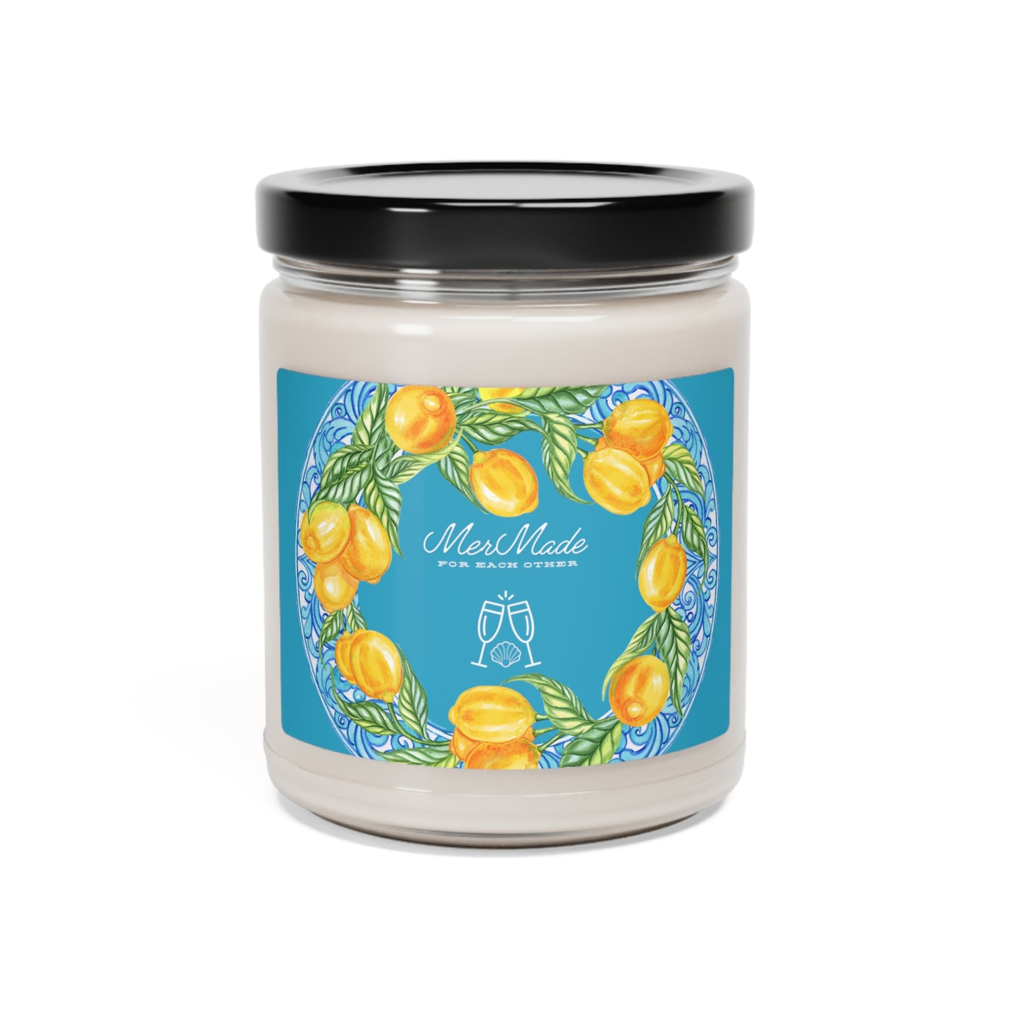 Scented Soy Candle (Limoncello Wreath)