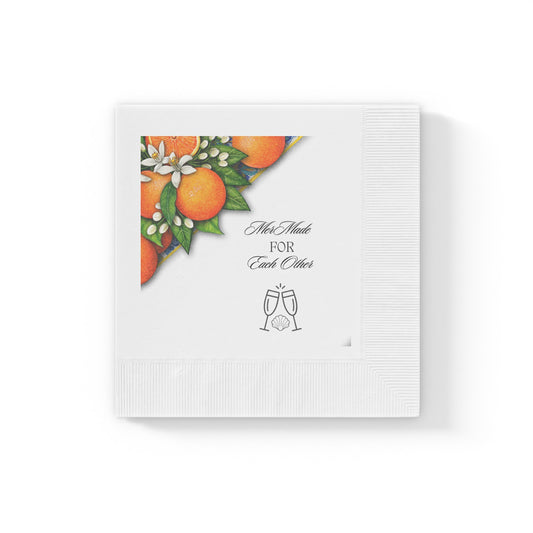 Bridal Napkins -Sicilian Orange