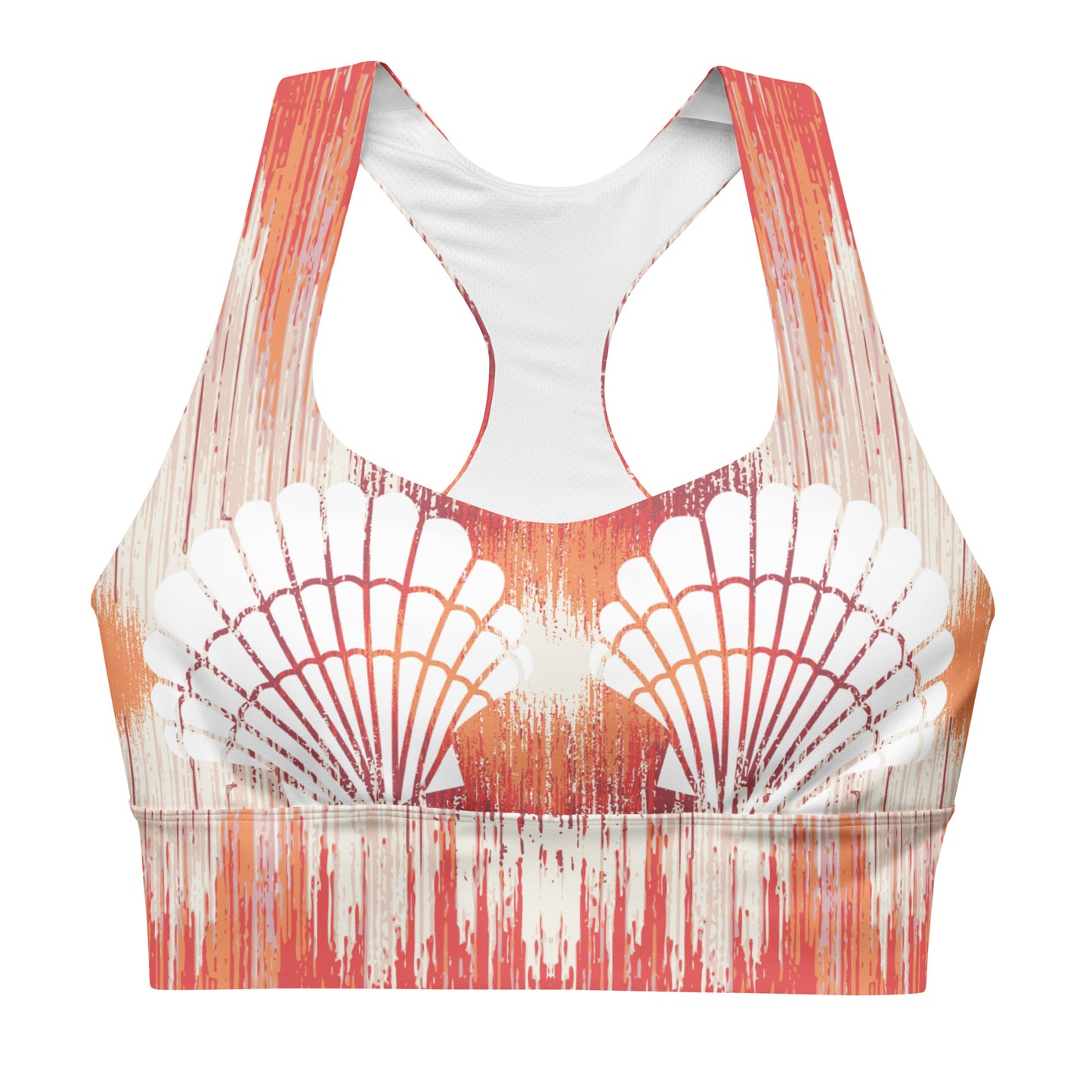 Desert Sunset Mermaid Sports Bra