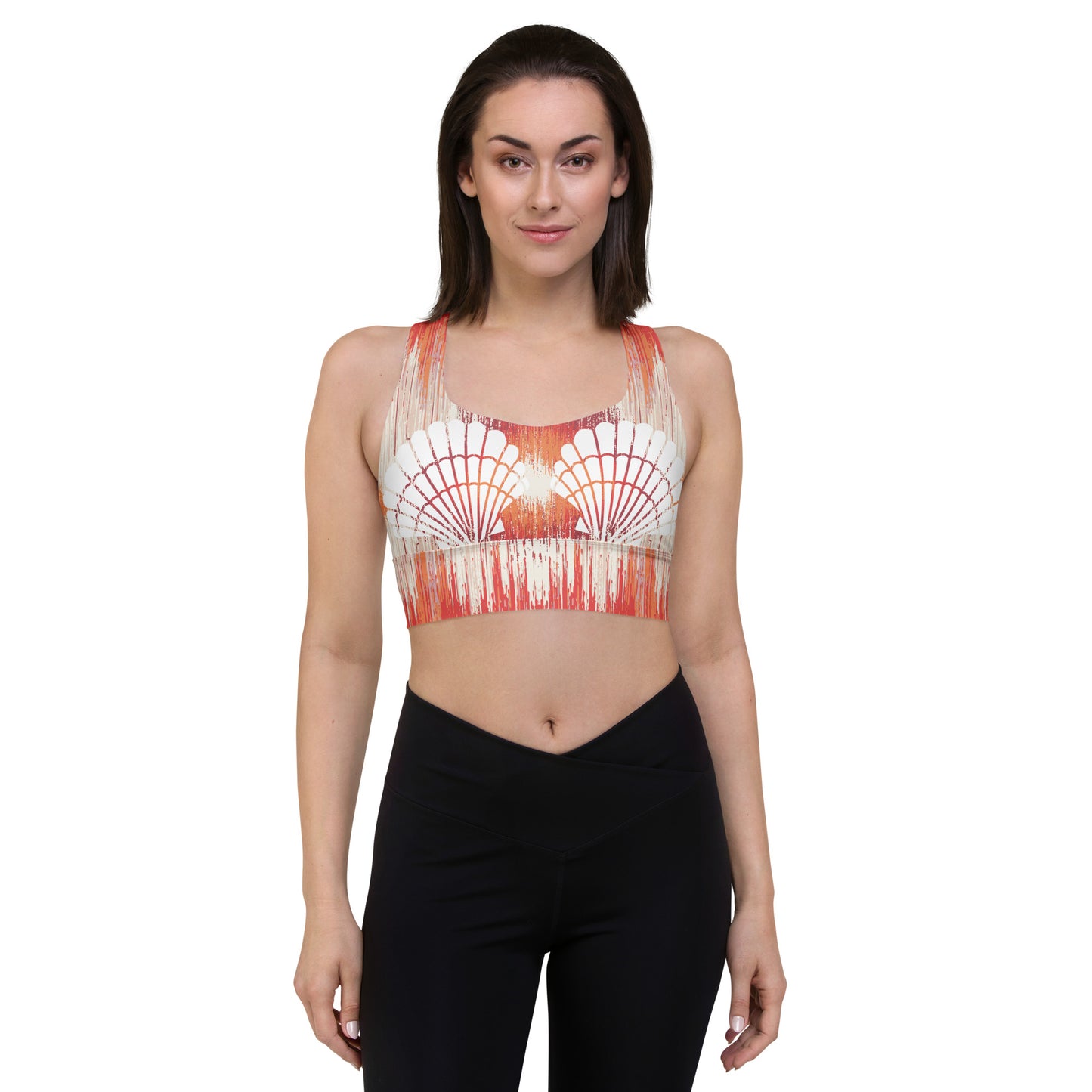 Desert Sunset Mermaid Sports Bra