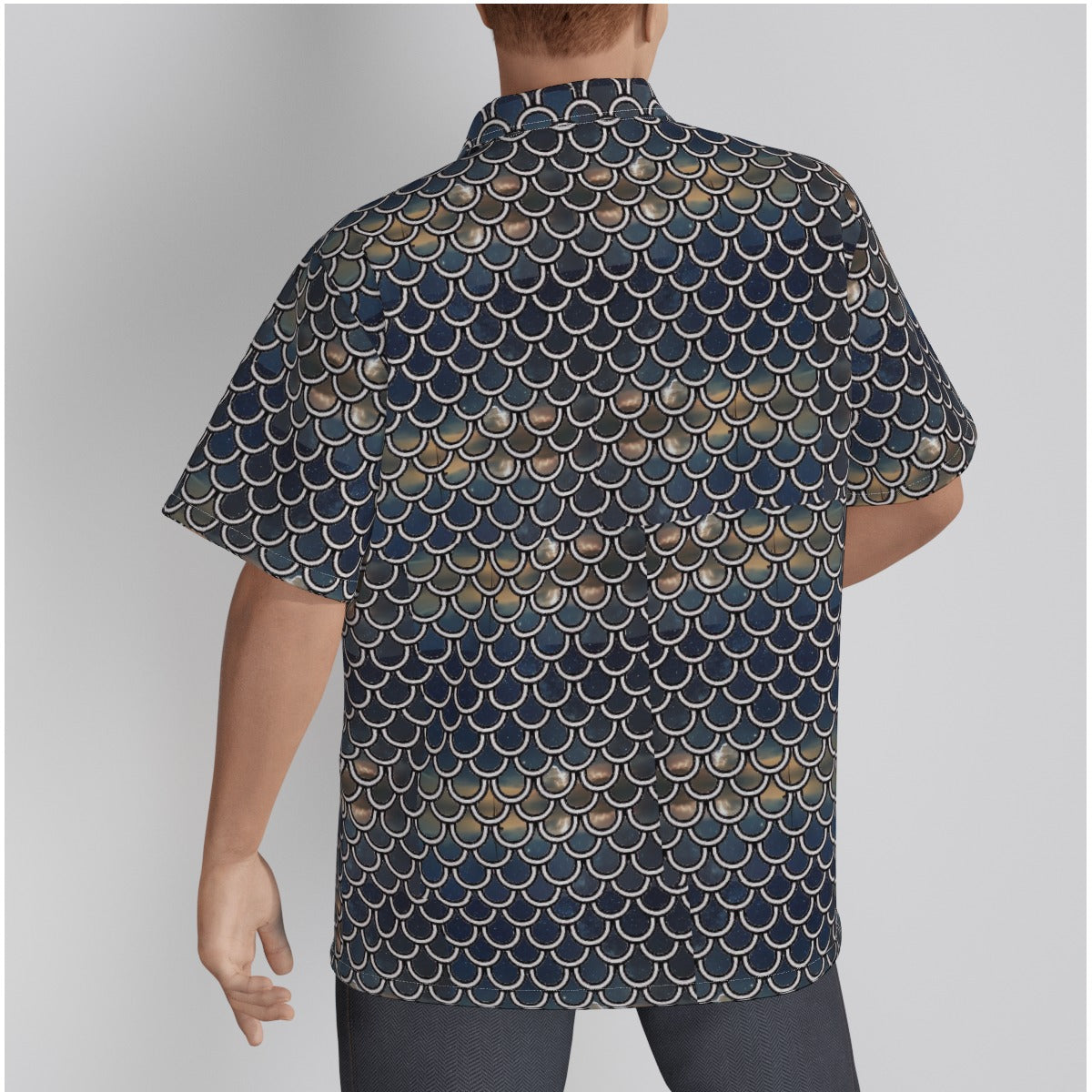 Celestial Scales Men's Hawaiian Shirt