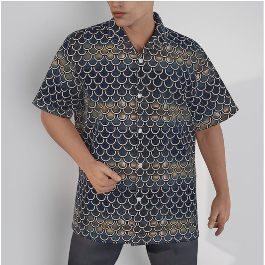 Celestial Scales Men's Hawaiian Shirt