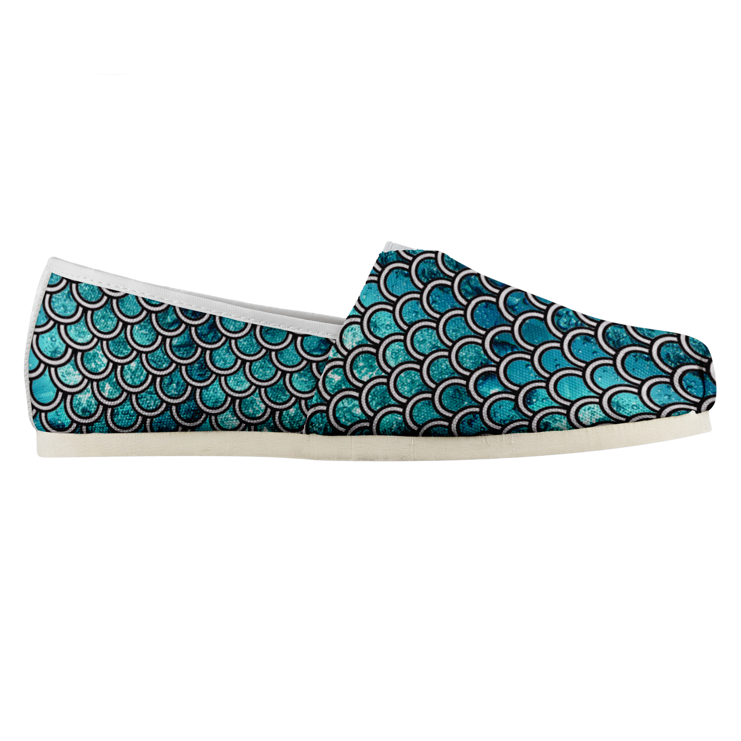 Mermaid Slip on Shoes (Azure Tides)