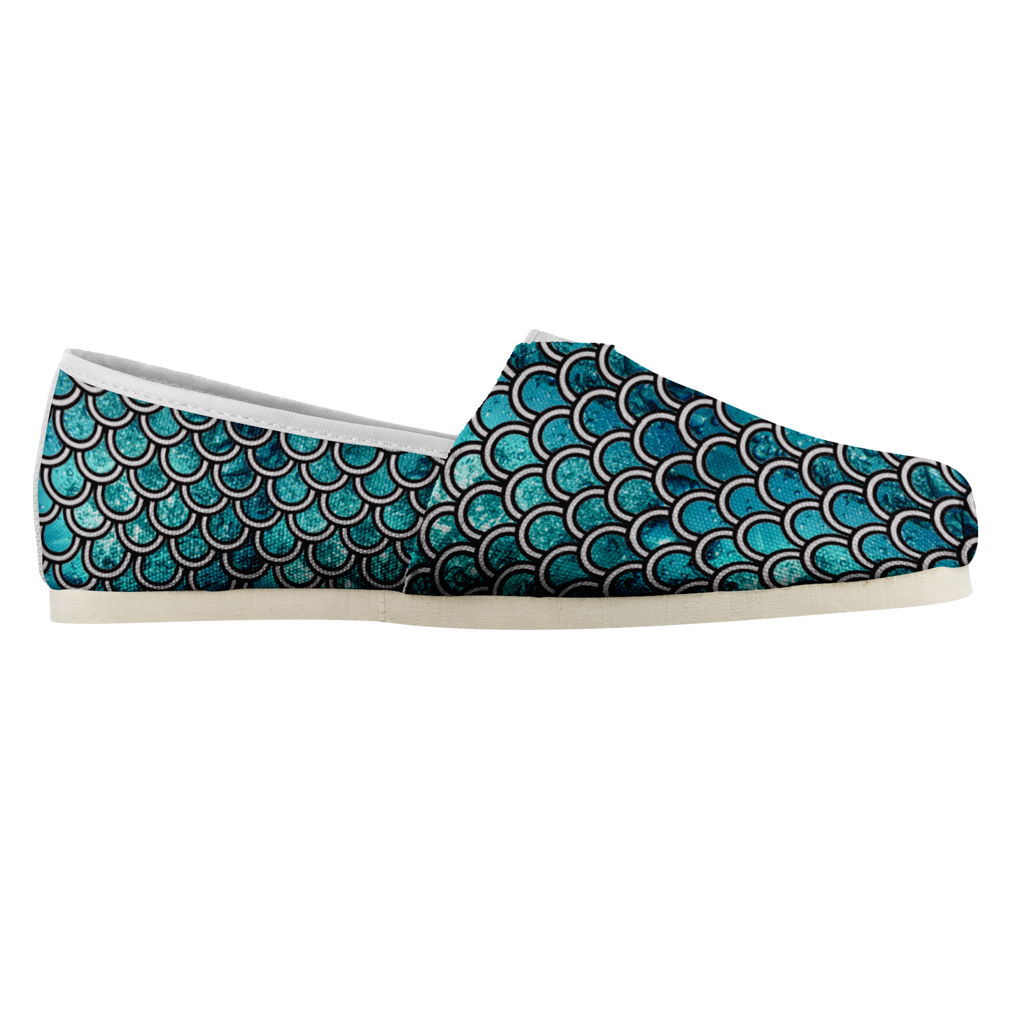 Mermaid Slip on Shoes (Azure Tides)