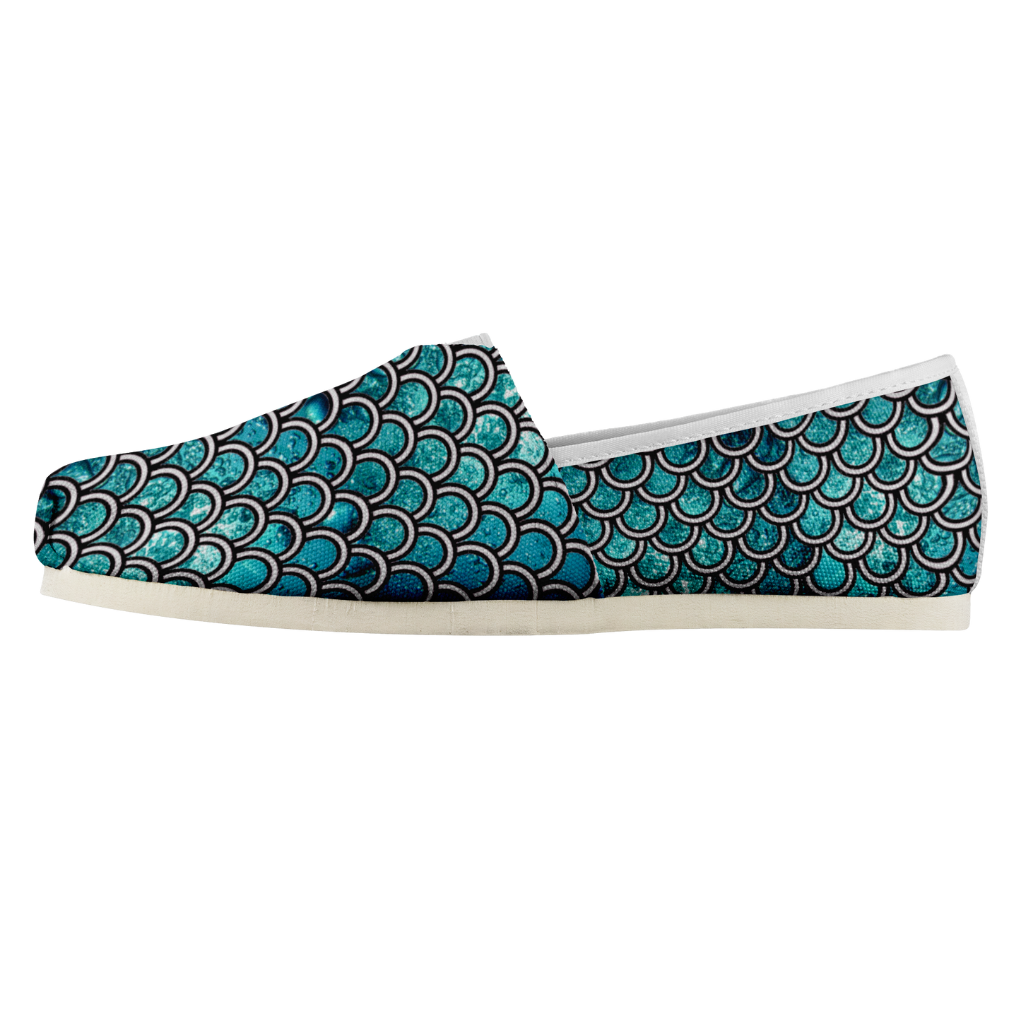 Mermaid Slip on Shoes (Azure Tides)