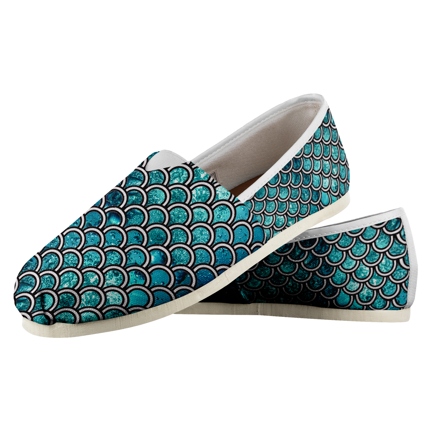 Mermaid Slip on Shoes (Azure Tides)