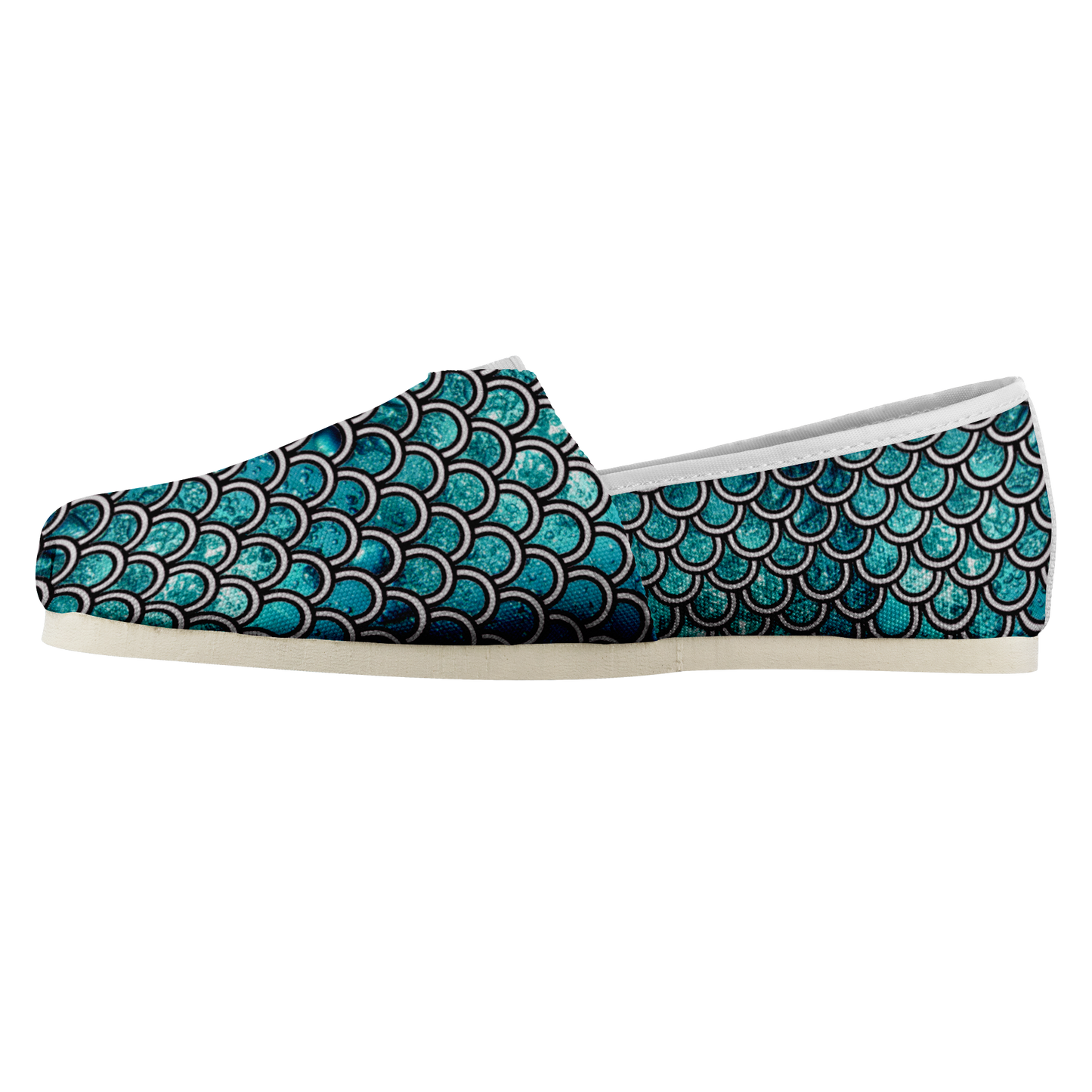 Mermaid Slip on Shoes (Azure Tides)