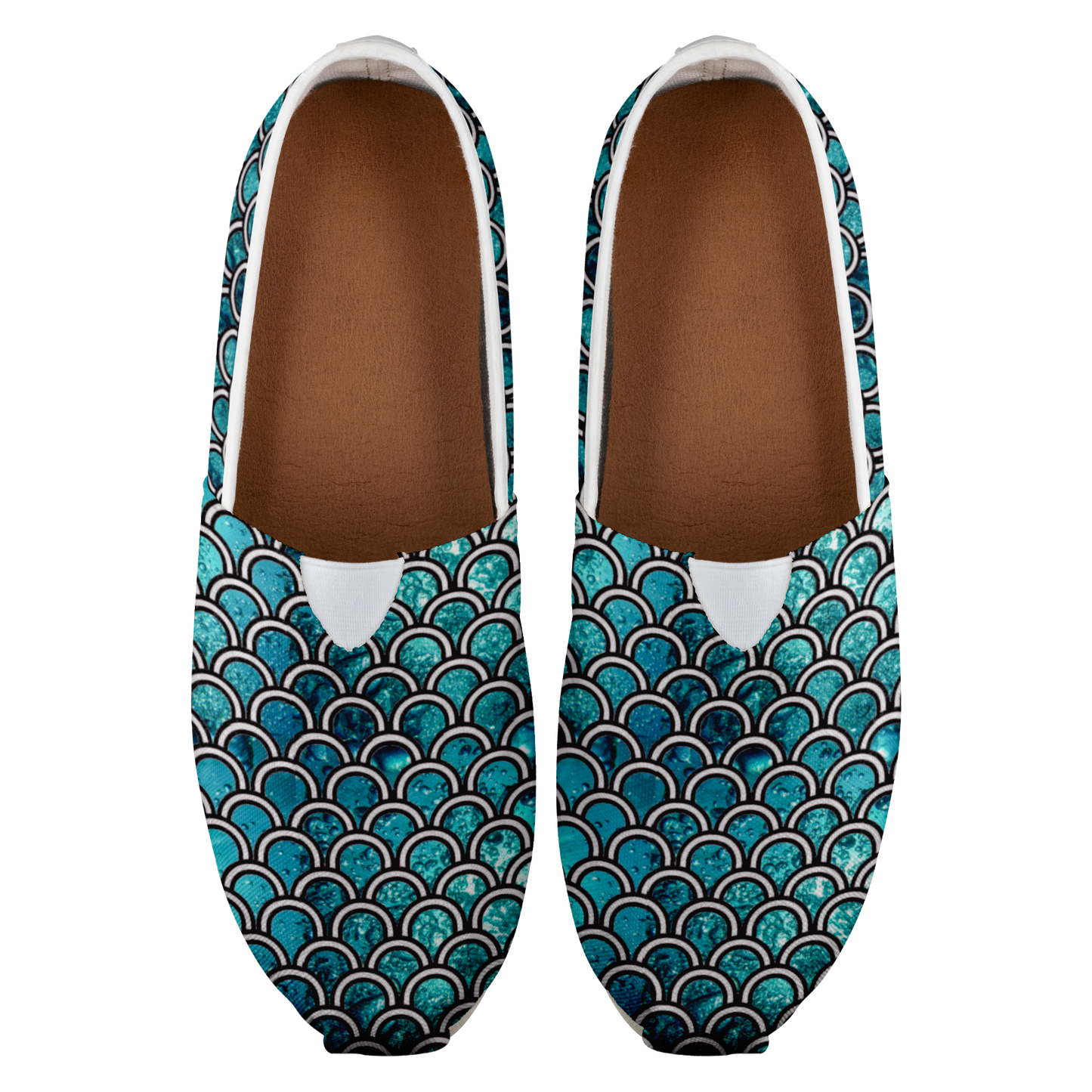 Mermaid Slip on Shoes (Azure Tides)